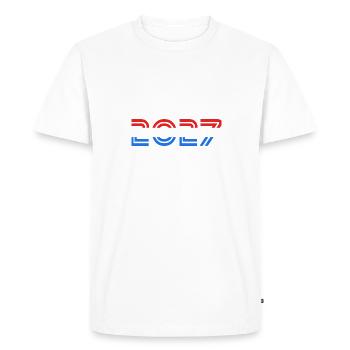 Pays-Bas 2027 - T-shirt Premium bio Homme - blanc - Devant - Nico (187cm)