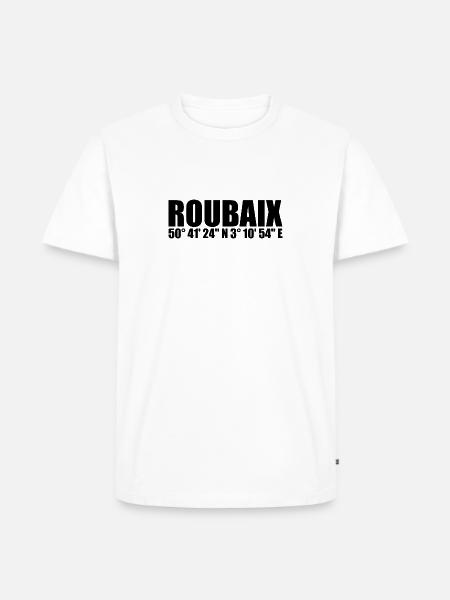 Roubaix coordinates - Men's Premium Organic T-Shirt - white
