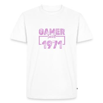 1971 - T-shirt Premium bio Homme - blanc - Devant - Nico (187cm)