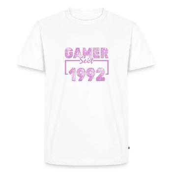 1992 - T-shirt Premium bio Homme - blanc - Devant - Nico (187cm)