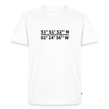 Gloucester coordinates - Men's Premium Organic T-Shirt - white - Front - Nico (187cm)