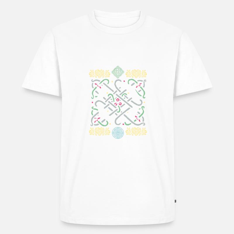 O - Männer Premium Bio T-Shirt - Weiß
