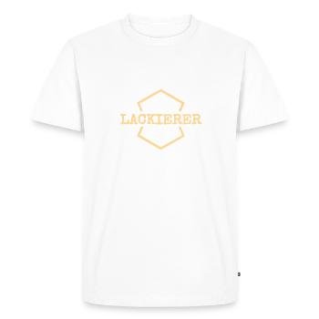 Cadeau pour peintre - T-shirt Premium bio Homme - blanc - Devant - Nico (187cm)