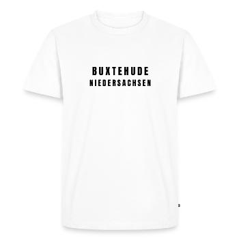 Buxtehude, Basse-Saxe - T-shirt Premium bio Homme - blanc - Devant - Nico (187cm)