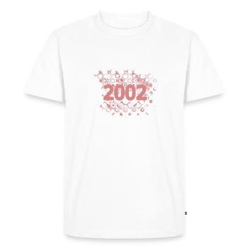 2002 - T-shirt Premium bio Homme - blanc - Devant - Nico (187cm)
