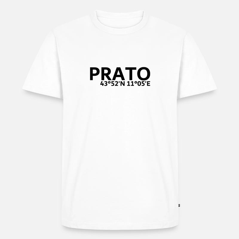 Prato coordinates - Men's Premium Organic T-Shirt - white
