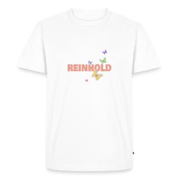 Cadeau pour Reinhold - T-shirt Premium bio Homme - blanc - Devant - Nico (187cm)