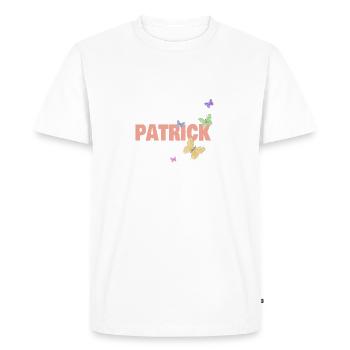Patrick Patrick - T-shirt Premium bio Homme - blanc - Devant - Nico (187cm)