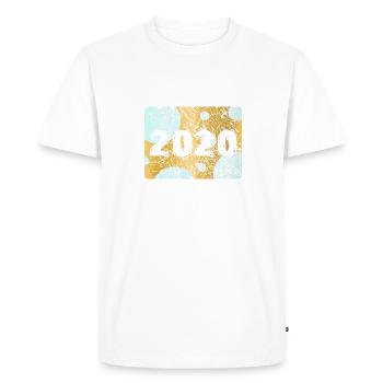 2020 - T-shirt Premium bio Homme - blanc - Devant - Nico (187cm)