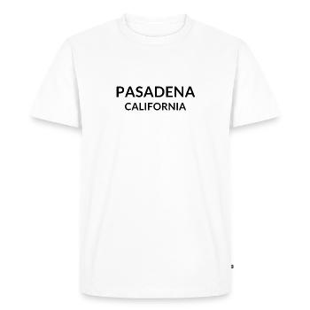 Pasadena, Californie, États-Unis - T-shirt Premium bio Homme - blanc - Devant - Nico (187cm)