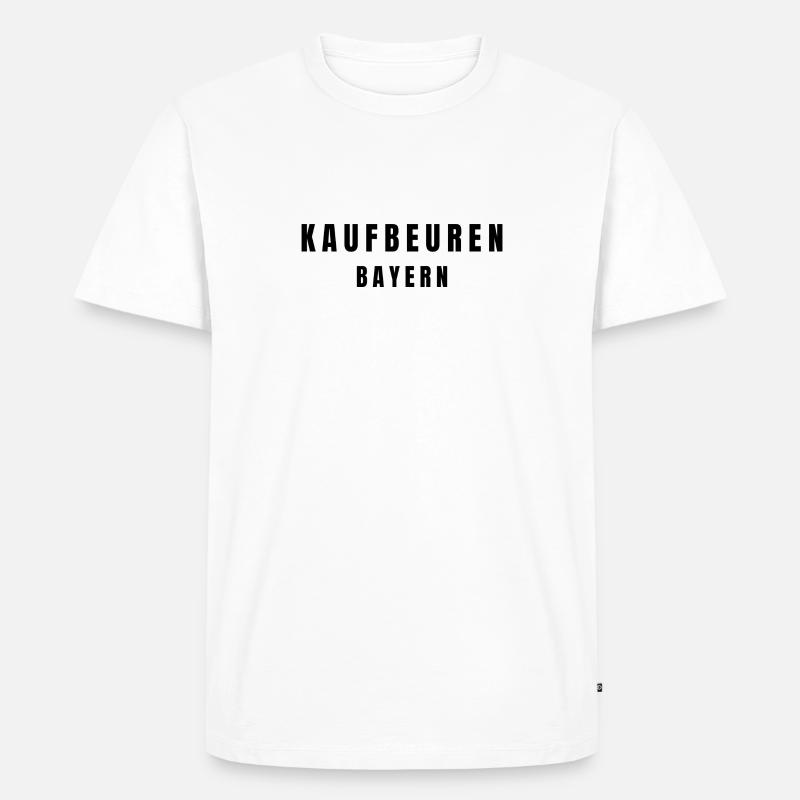 Kaufbeuren Bayern - Männer Premium Bio T-Shirt - Weiß