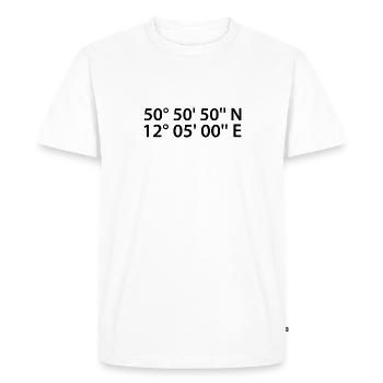 Gera coordinates - Men's Premium Organic T-Shirt - white - Front - Nico (187cm)