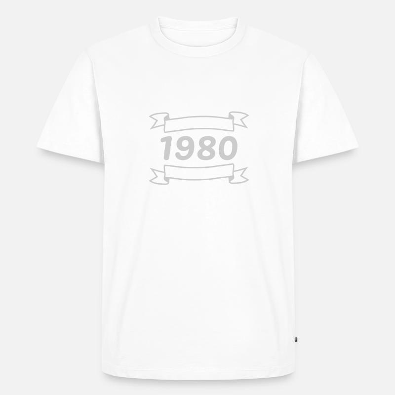 1980 - Männer Premium Bio T-Shirt - undefined