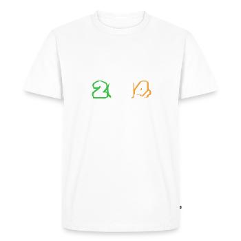 2014 - T-shirt Premium bio Homme - blanc - Devant - Nico (187cm)