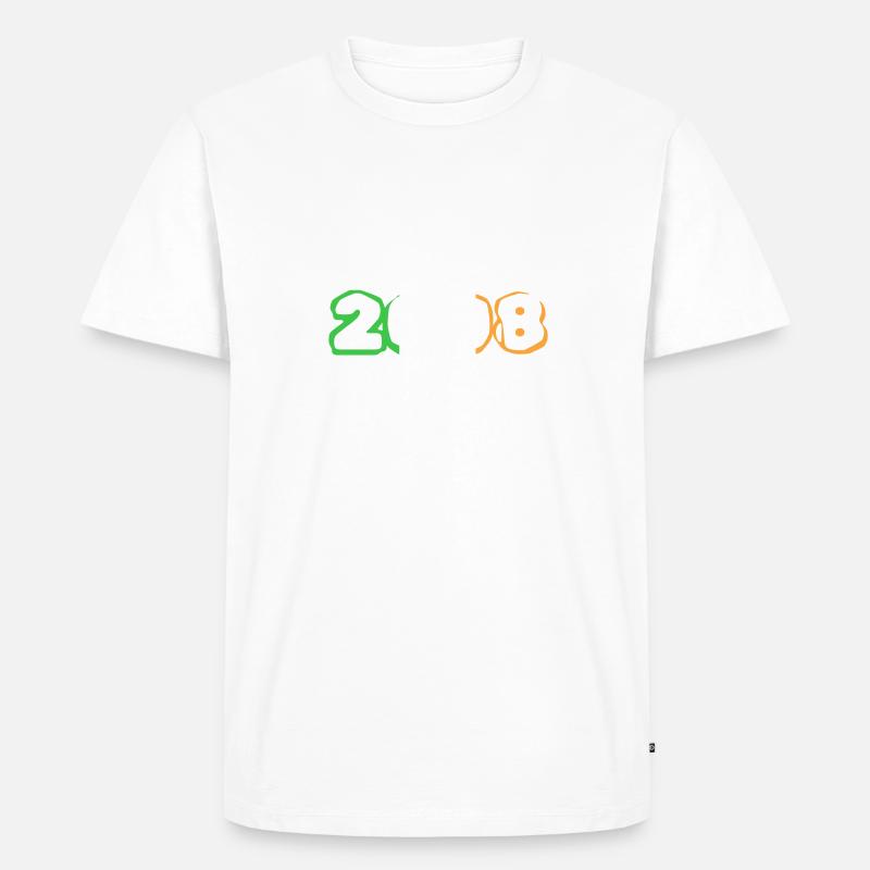 Geboren 2008 - Männer Premium Bio T-Shirt - undefined