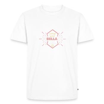 Bella as a given name - Men's Premium Organic T-Shirt - white - Front - Nico (187cm)