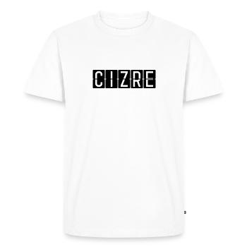 Cizre Flughafentafel - Männer Premium Bio T-Shirt - Weiß - Vorne - Nico (187cm)