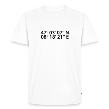 Lucerne coordinates - Men's Premium Organic T-Shirt - white - Front - Nico (187cm)