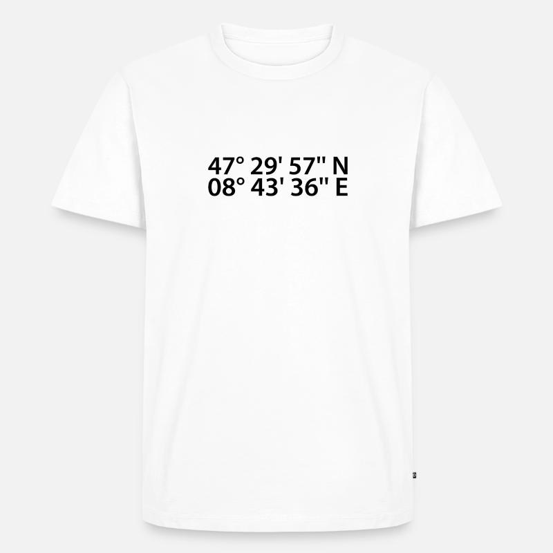 Winterthur coordinates - Men's Premium Organic T-Shirt - white