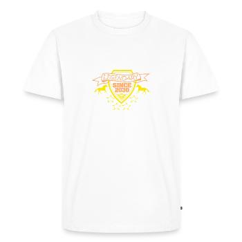 since 2030 - Men's Premium Organic T-Shirt - white - Front - Nico (187cm)