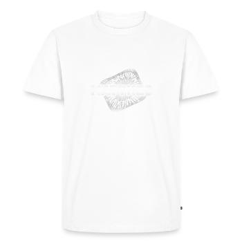 Poussière d’étoile Mattheo - T-shirt Premium bio Homme - blanc - Devant - Nico (187cm)