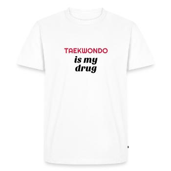 Taekwondo Taekwondoin Tae-Kwon-Do Tae Kwon Do - Men's Premium Organic T-Shirt - white - Front - Nico (187cm)