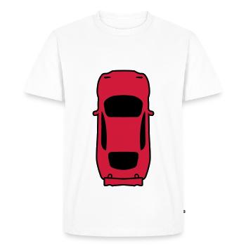 voiture de sport voiture de course rapide voiture - T-shirt Premium bio Homme - blanc - Devant - Nico (187cm)