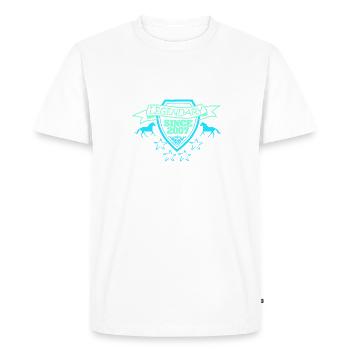 Cheval 2007 - T-shirt Premium bio Homme - blanc - Devant - Nico (187cm)