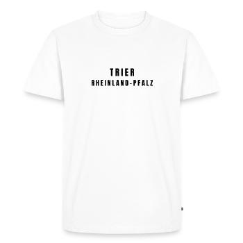 Trèves Rhénanie-Palatinat - T-shirt Premium bio Homme - blanc - Devant - Nico (187cm)