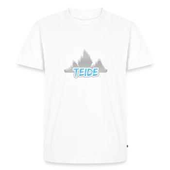 Mount Teide - Men's Premium Organic T-Shirt - white - Front - Nico (187cm)