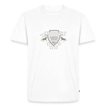 Horse 2030 - Men's Premium Organic T-Shirt - white - Front - Nico (187cm)