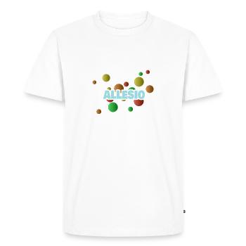 Cadeau pour Allesio - T-shirt Premium bio Homme - blanc - Devant - Nico (187cm)