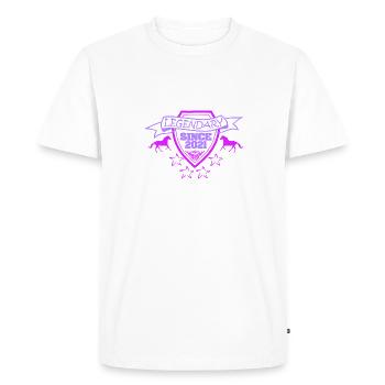 Horseback Riding 2021 - Men's Premium Organic T-Shirt - white - Front - Nico (187cm)