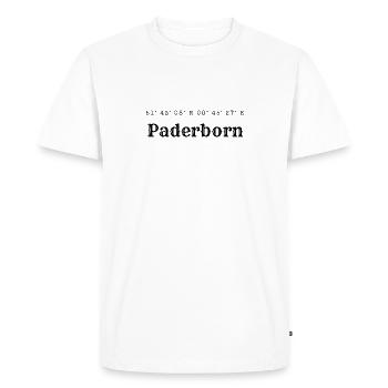 Paderborn coordinates - Men's Premium Organic T-Shirt - white - Front - Nico (187cm)