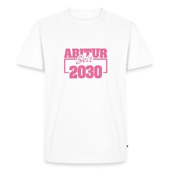 2030 2030 - Men's Premium Organic T-Shirt - white - Front - Nico (187cm)