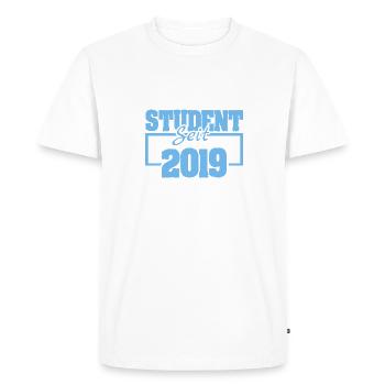 2019 - T-shirt Premium bio Homme - blanc - Devant - Nico (187cm)
