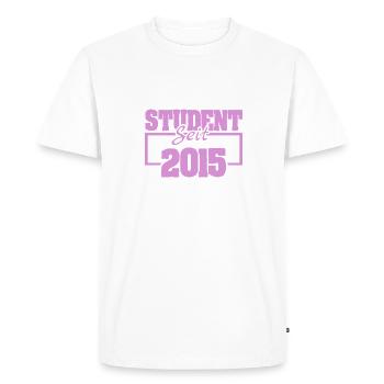 since 2015 - Men's Premium Organic T-Shirt - white - Front - Nico (187cm)