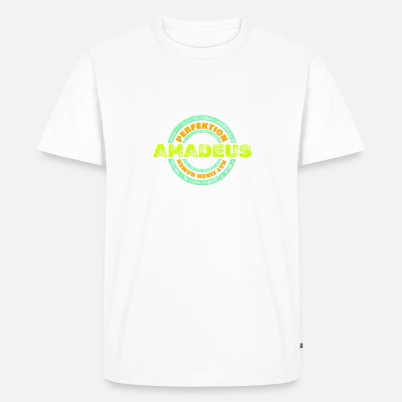 Perfektion Amadeus - Männer Premium Bio T-Shirt - undefined
