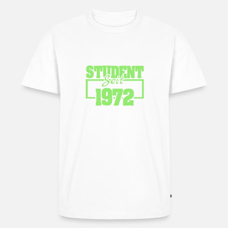 Student 1972 - Männer Premium Bio T-Shirt - undefined