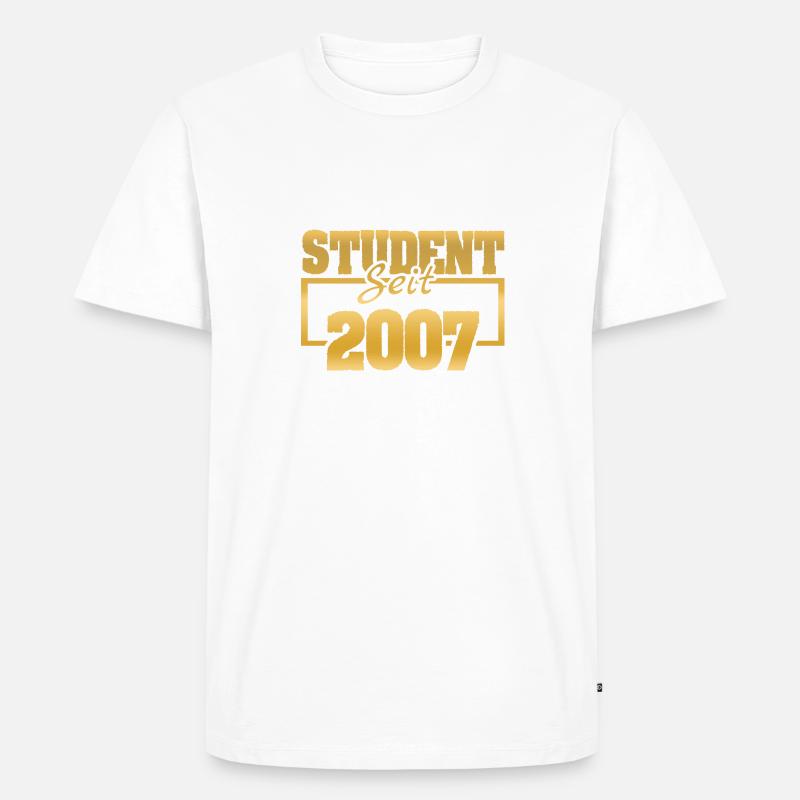 Student 2007 - Männer Premium Bio T-Shirt - undefined