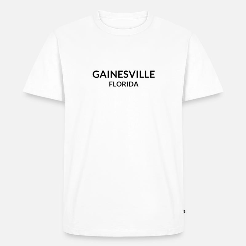 Gainesville Florida USA - Männer Premium Bio T-Shirt - Weiß