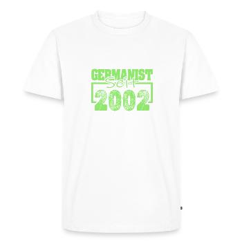 Etudes 2002 - T-shirt Premium bio Homme - blanc - Devant - Nico (187cm)