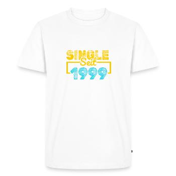 1999 - T-shirt Premium bio Homme - blanc - Devant - Nico (187cm)
