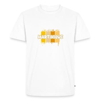 Martinique Martinique - Men's Premium Organic T-Shirt - white - Front - Nico (187cm)
