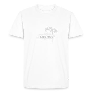 Tourisme Barbade - T-shirt Premium bio Homme - blanc - Devant - Nico (187cm)