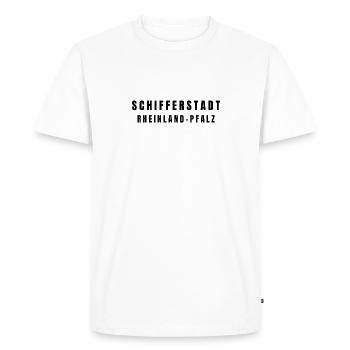 Schifferstadt Rhénanie-Palatinat - T-shirt Premium bio Homme - blanc - Devant - Nico (187cm)