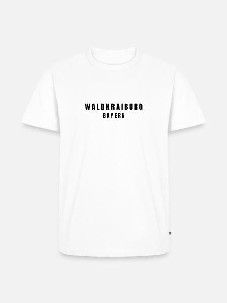 Waldkraiburg Bayern - Männer Premium Bio T-Shirt - Weiß