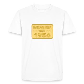 1956 - Men's Premium Organic T-Shirt - white - Front - Nico (187cm)