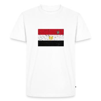 Égypte - T-shirt Premium bio Homme - blanc - Devant - Nico (187cm)