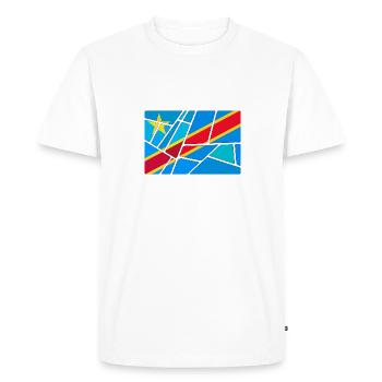 Congo - T-shirt Premium bio Homme - blanc - Devant - Nico (187cm)